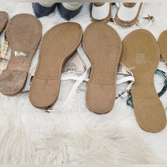 ๐ฅ US Size 9.5Bundle of 5 Pairs Women's Shoes - Flats,Women's Sandals - Picture 15 of 16